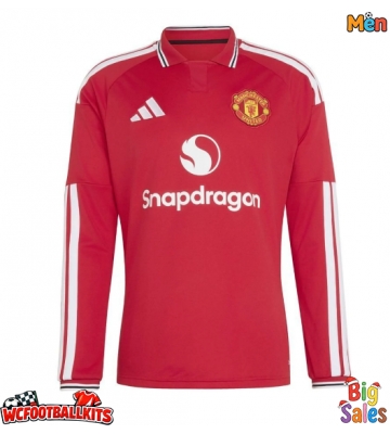 Manchester United Replica Home Stadium Shirt 2026-27 Long Sleeve